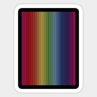 Rainbow Color Gradient (Cases & Notebooks) Sticker